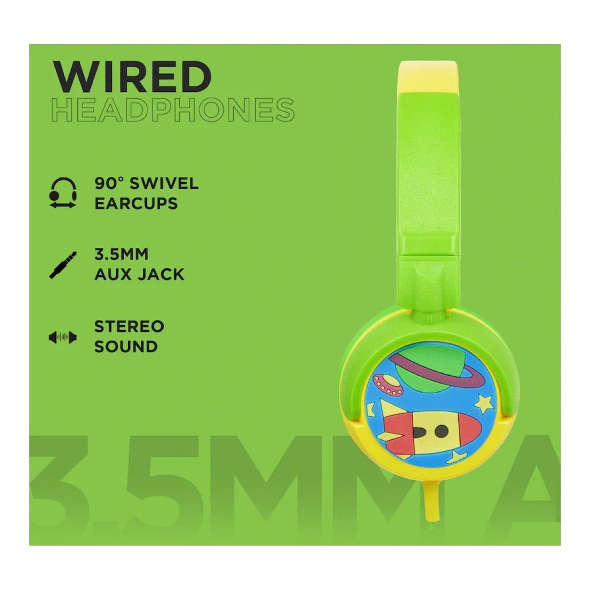 Volkano Boys Junior Explorer Kiddies headphones VK-2000-BS-CF