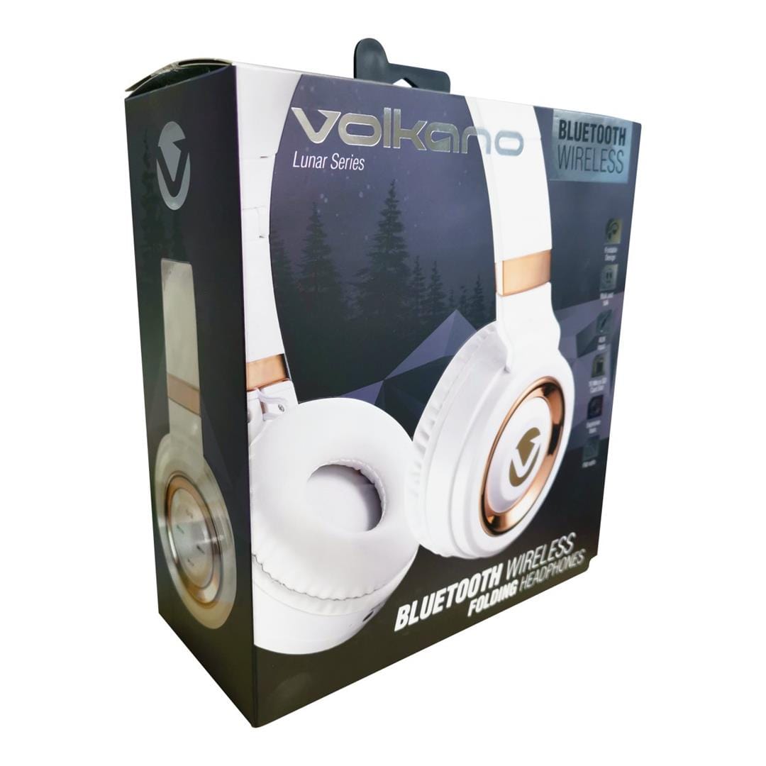 Rose Gold Volkano Lunar Headphones Volkano Lunar Series