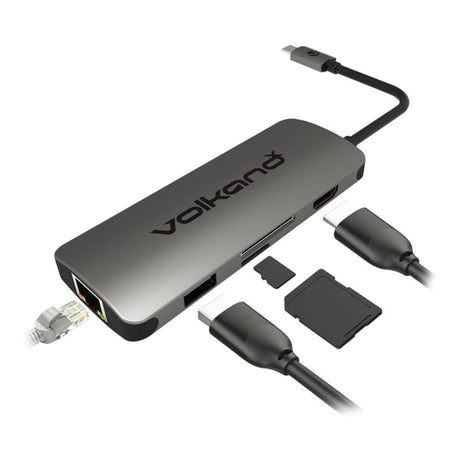 Volkano Core Dock 6-in-1 USB Type C Dock VK-20041-CH