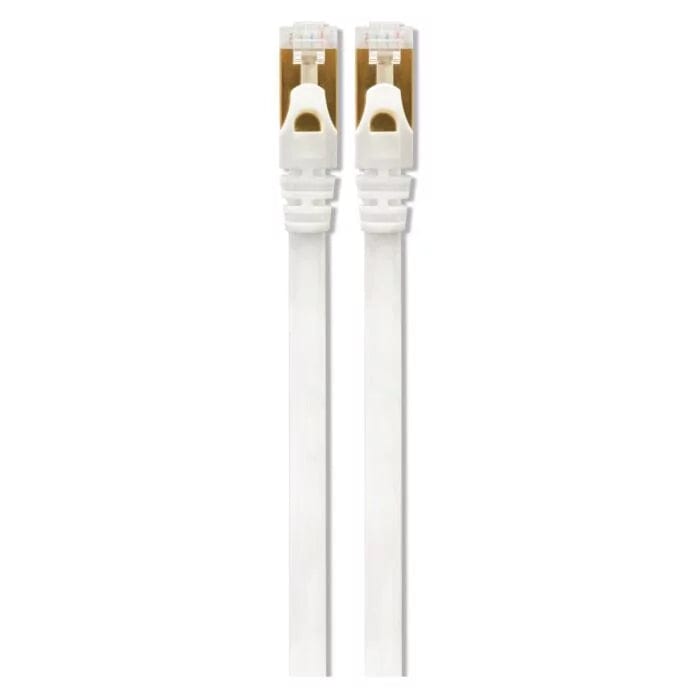 VolkanoX Giga Series 3m Cat7 Ethernet Cable White with Gold tips VK-20064-WT