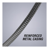 Volkano Iron Series Type-A to MFI Lightning Metallic Spring Cable 1.8m - Gun Metal VK-20094-GM-6