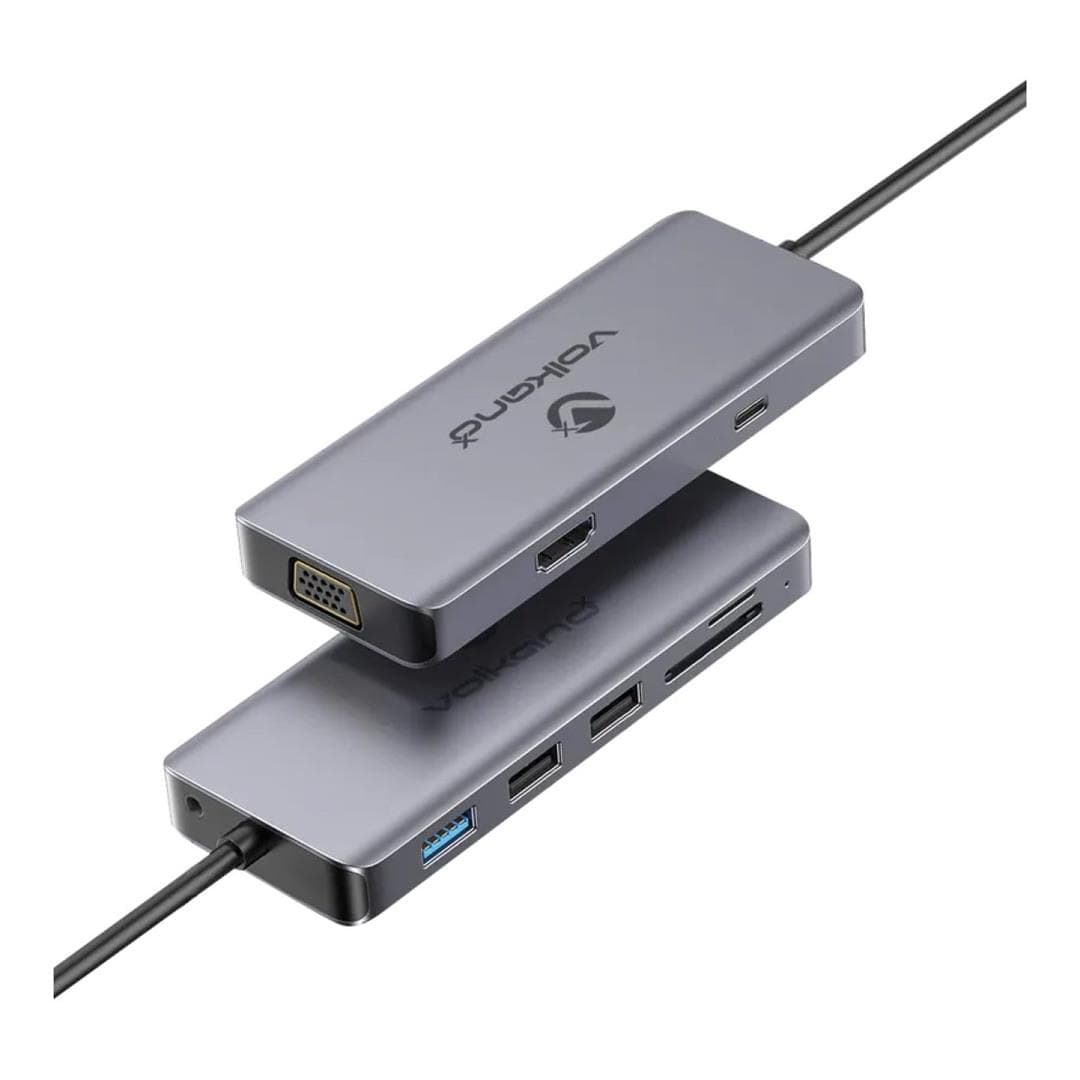 VolkanoX Core Interface Series USB-C Card Reader VK-20140-BK