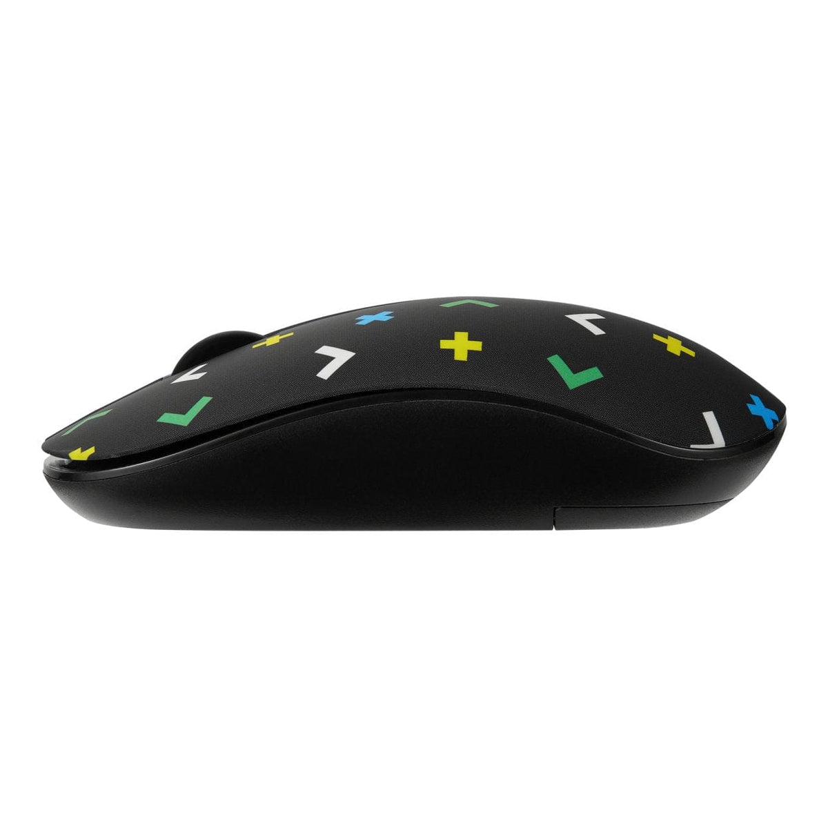 Volkano Tag Series Wireless Mouse with Nano USB and Type-C Receiver Bl ...