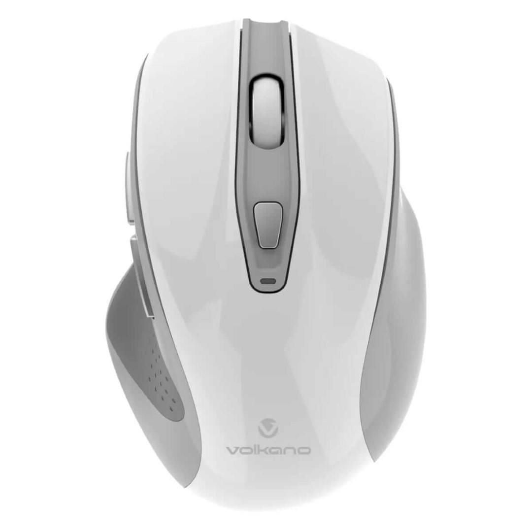 Volkano Aurum Series Rechargeable Bluetooth 2.4GHz Mouse - White