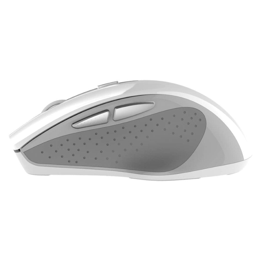Volkano Aurum Series Rechargeable Bluetooth 2.4GHz Mouse - White