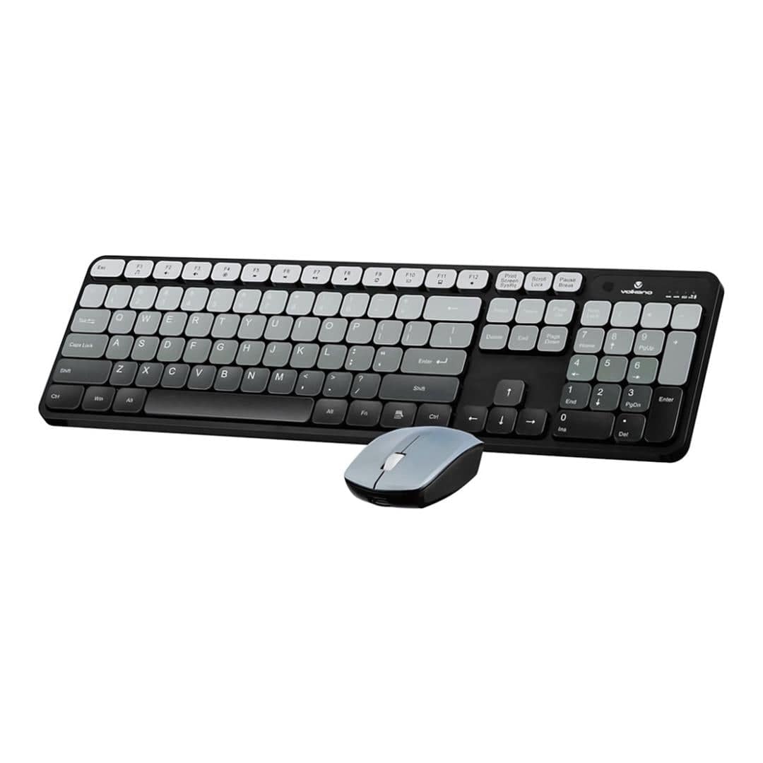 Volkano Prism Series Wireless Keyboard and Mouse Combo - Grey VK