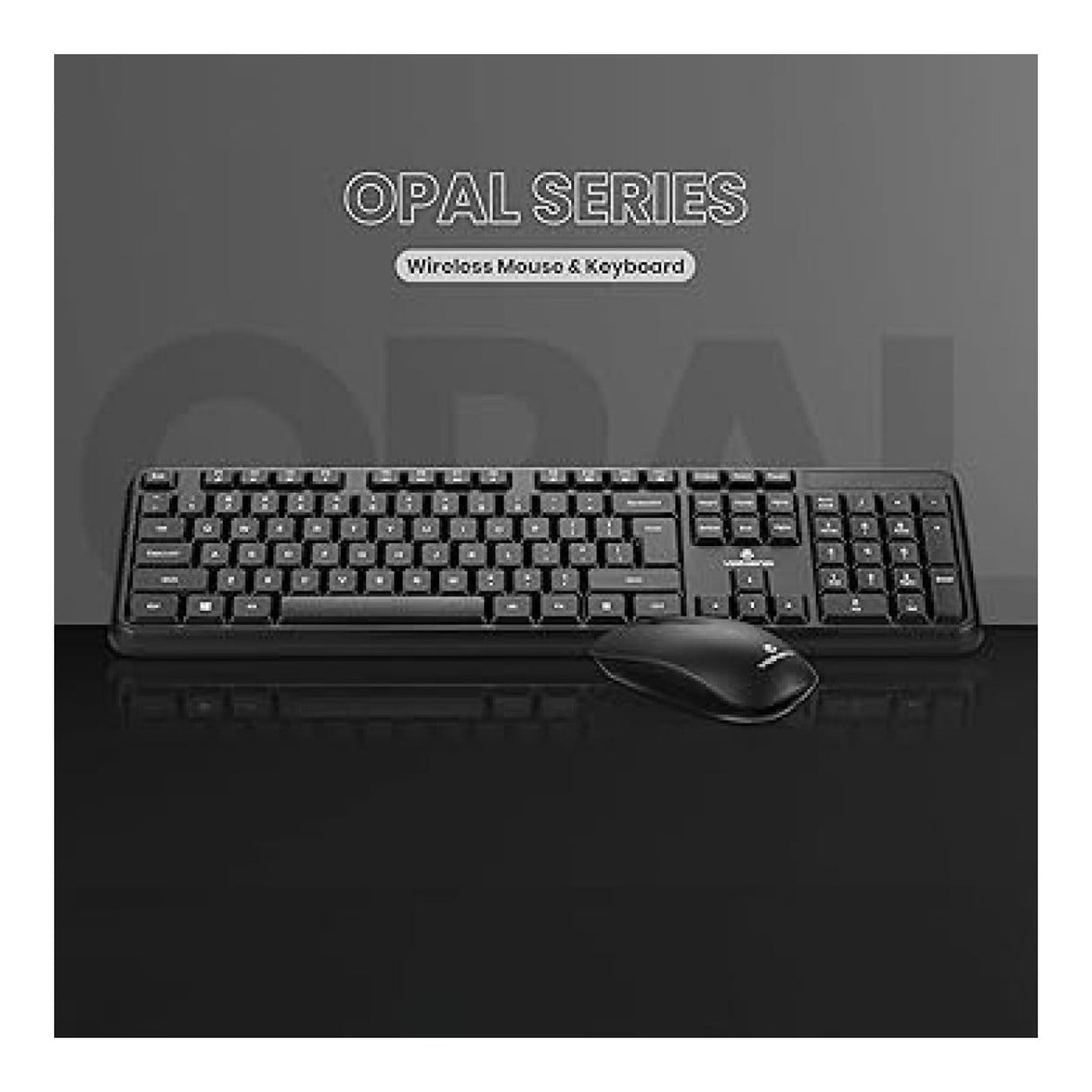 Volkano Opal Series Wireless Keyboard and Mouse Combo VK-20249-BK