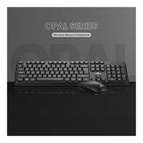Volkano Opal Series Wireless Keyboard and Mouse Combo VK-20249-BK