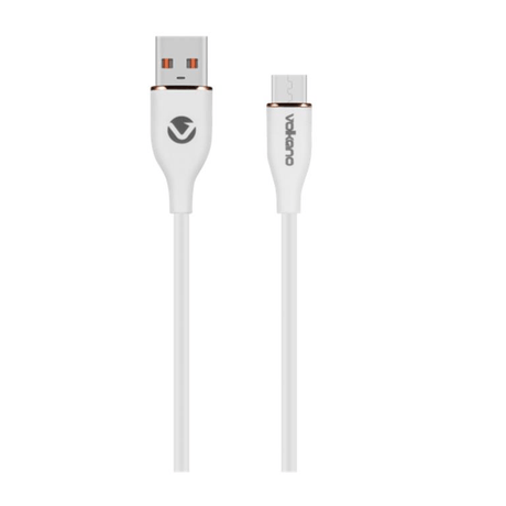 Volkano Flexi Series Type-A to Micro USB 18W Cable 1.5m White VK-20261-WT