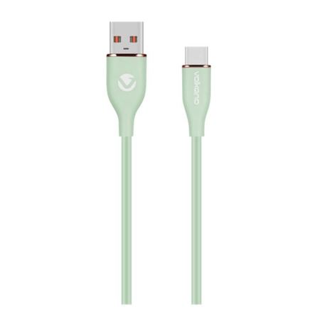 Volkano Flexi Series Type-A to Type-C 30W Cable 2.5m Green VK-20264-GR