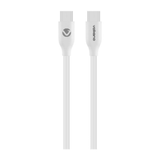 Volkano Flexi Series Type-C Male to Male 60W Cable 2.5m White VK-20266-WT
