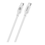 Volkano Flexi Series Type-C Male to Male 60W Cable 2.5m White VK-20266-WT