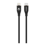 Volkano Flexi Series Type-C to MFI Lightning 27W Cable 2.5m Black VK-20268-BK
