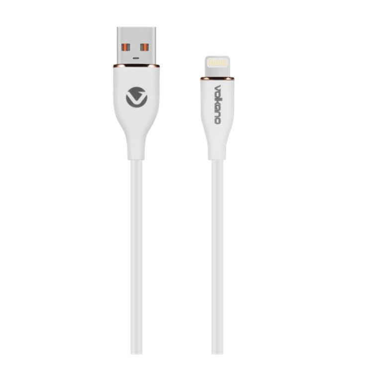 Volkano Flexi Series Type-A to MFI Lightning 27W Cable 1.5m White VK-20269-WT