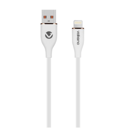 Volkano Flexi Series Type-A to MFI Lightning 27W Cable 2.5m White VK-20270-WT