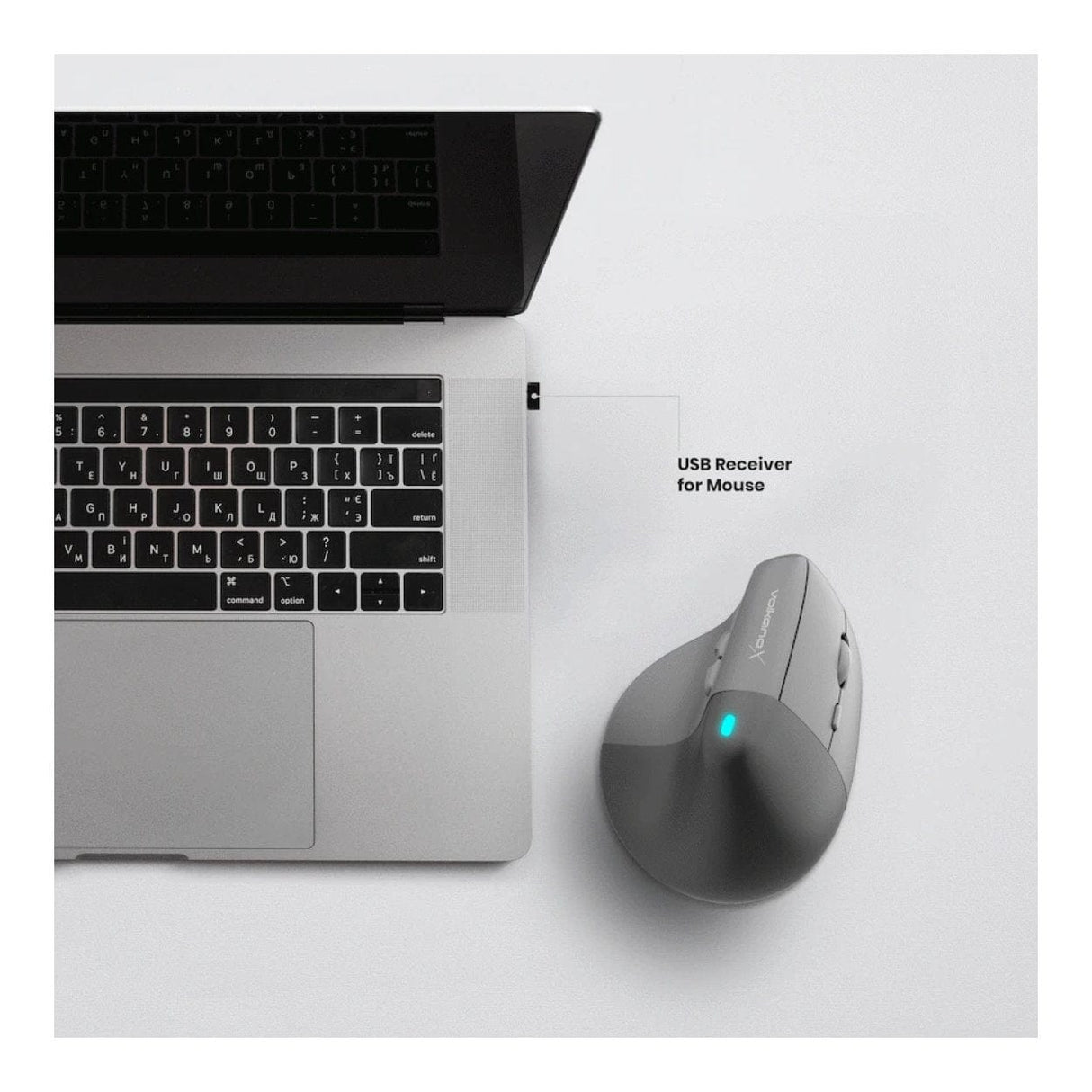 Volkano X Ergo Bluetooth Wireless Mouse VK-20301-BK