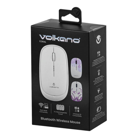 Volkano Coral Series Wireless Mouse White VK-20304-WT