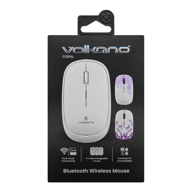 Volkano Coral Series Wireless Mouse White VK-20304-WT