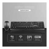 Volkano Onyx Wireless Keyboard and Mouse Combo VK-20306-BK