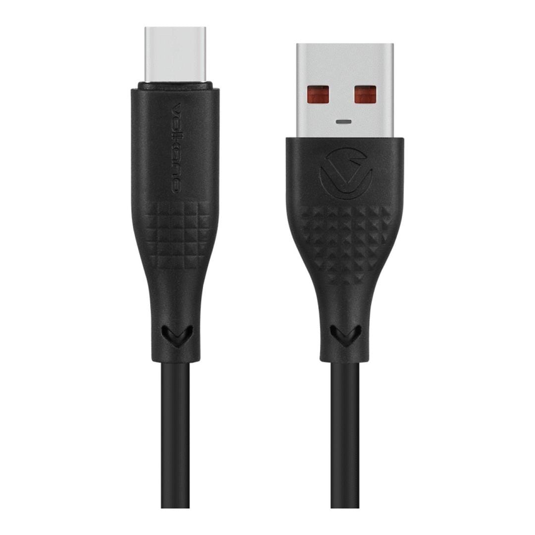 Volkano Nova Series 100W Type-C to Type-A TPE Cable 1.2m Black VK-30085-BK