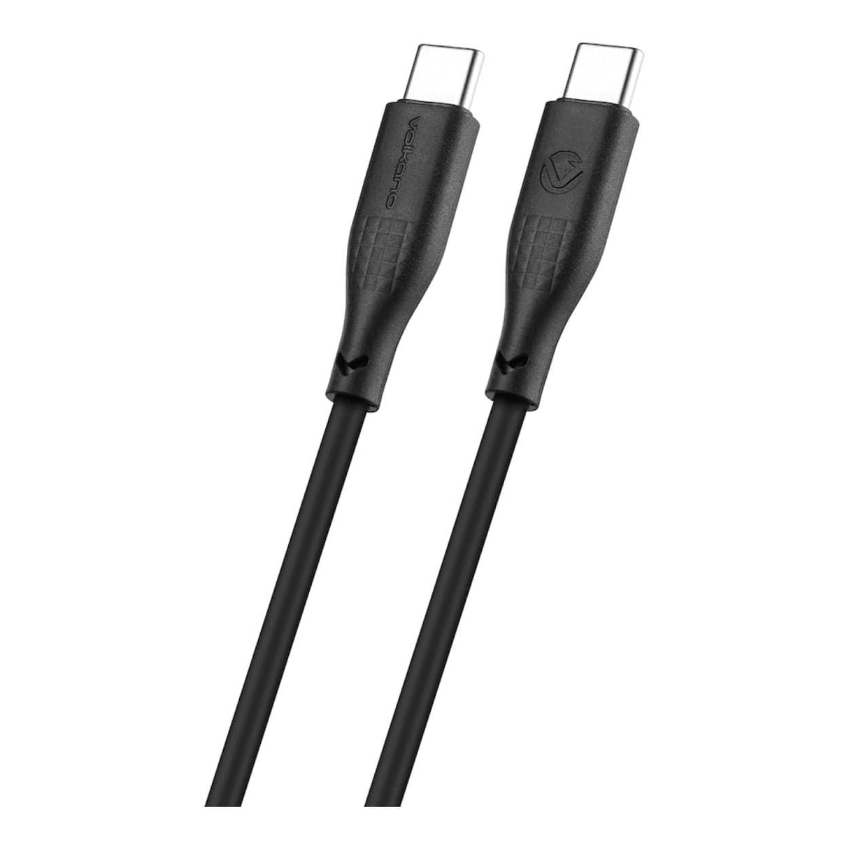Volkano Nova Series 100W Type-C Male to Male TPE Cable 1.2m Black VK-30086-BK
