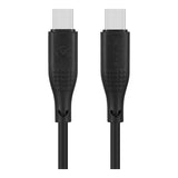 Volkano Nova Series 100W Type-C Male to Male TPE Cable 1.2m Black VK-30086-BK