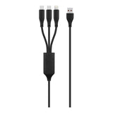 Volkano Nova Series 100W 3-in-1 TPE Cable 1.2m Black VK-30088-BK