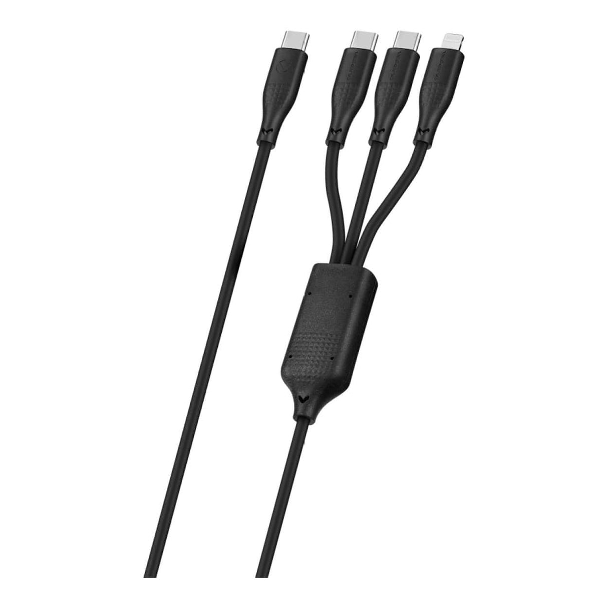 Volkano Nova Series 100W 3-in-1 TPE Cable Black VK-30089-BK