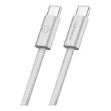 Volkano 1.2m Weave Series 60W USB-C to USB-C Charging Cable White VK-30260-WT