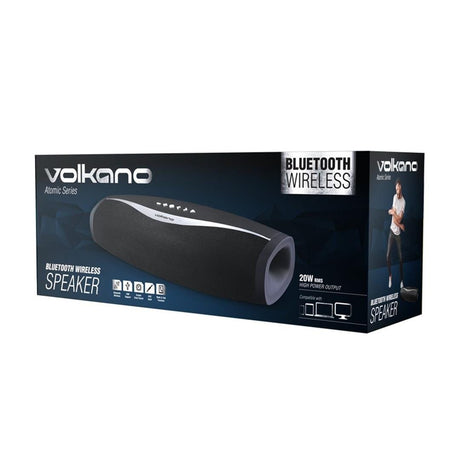 Volkano Atomic Series Bluetooth Speaker Black VK-3034-BK