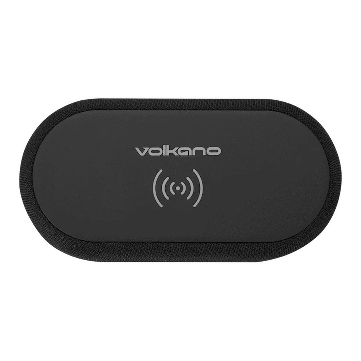 Volkano Radiant Series Alarm Clock Speaker with Wireless Charging Black VK-3135-BK(V1)