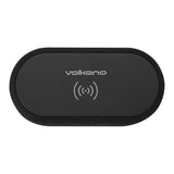 Volkano Radiant Series Alarm Clock Speaker with Wireless Charging Black VK-3135-BK(V1)