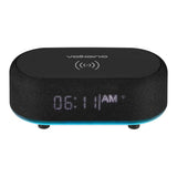 Volkano Radiant Series Alarm Clock Speaker with Wireless Charging Black VK-3135-BK(V1)