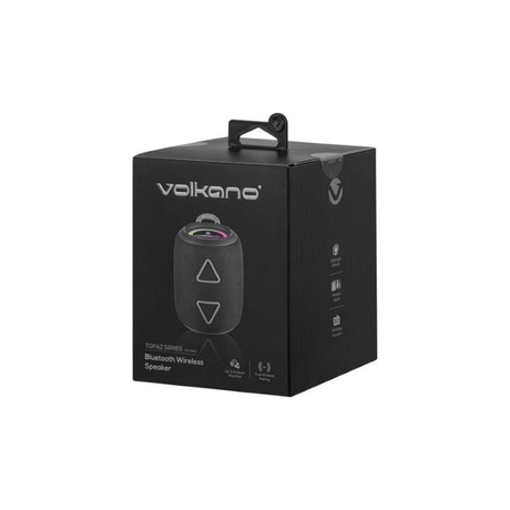 Volkano Topaz Series Bluetooth Speaker Black VK-3400-BK