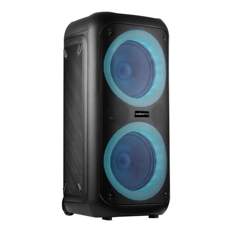 Volkano Summit Series Dual 8-inch Trolley Party Speaker - Black VK-3901-D8