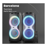 Volkano Barcelona Series Dual 12-inch Party Speaker VK-3906-D12-BK
