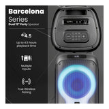 Volkano Barcelona Series Dual 12-inch Party Speaker VK-3906-D12-BK