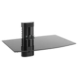 Volkano Steel Series Tempered Glass Shelf Unit VK-4028-BK