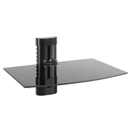 Volkano Steel Series Tempered Glass Shelf Unit VK-4028-BK