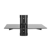 Volkano Steel Series Tempered Glass Shelf Unit VK-4028-BK