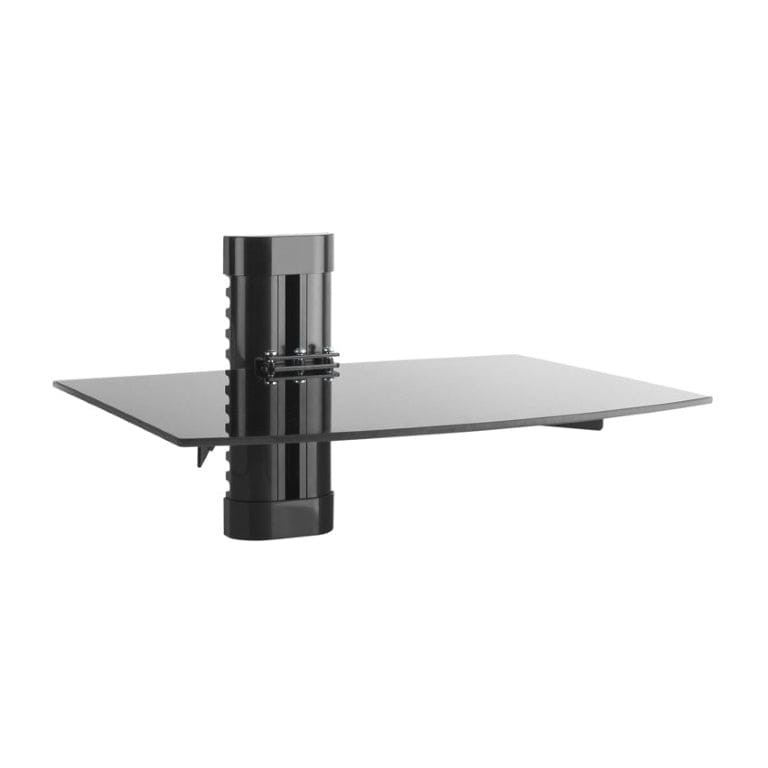 Volkano Steel Series Tempered Glass Shelf Unit VK-4028-BK