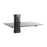 Volkano Steel Series Tempered Glass Shelf Unit VK-4028-BK