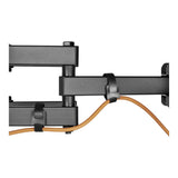 Volkano Steel Series 37-inch to 80-inch Full Motion Double Arm TV Wall Mount VK-4037-BK