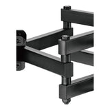 Volkano Steel Series 37-inch to 80-inch Full Motion Double Arm TV Wall Mount VK-4037-BK