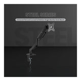 Volkano Steel Series 17-32-inch Full Motion Single Monitor Desk Mount VK-4038-BK