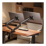 Volkano Steel Series 17-32-inch Full Motion Dual Monitor Desk Mount VK-4039-BK