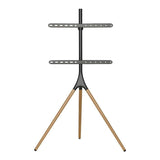 Volkano Steel Series 45 to 65-inch Fixed Easel TV Stand VK-4042-BK