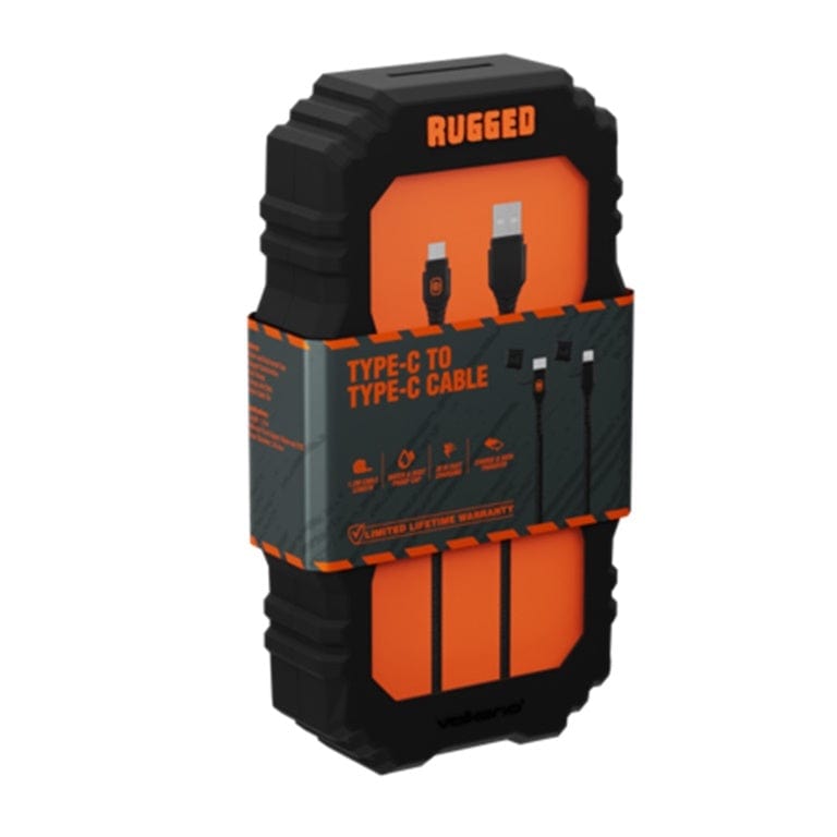 Volkano Rugged Type-C Male to Male Water and Dust Proof Cable 1.2m VK-4100-CC1
