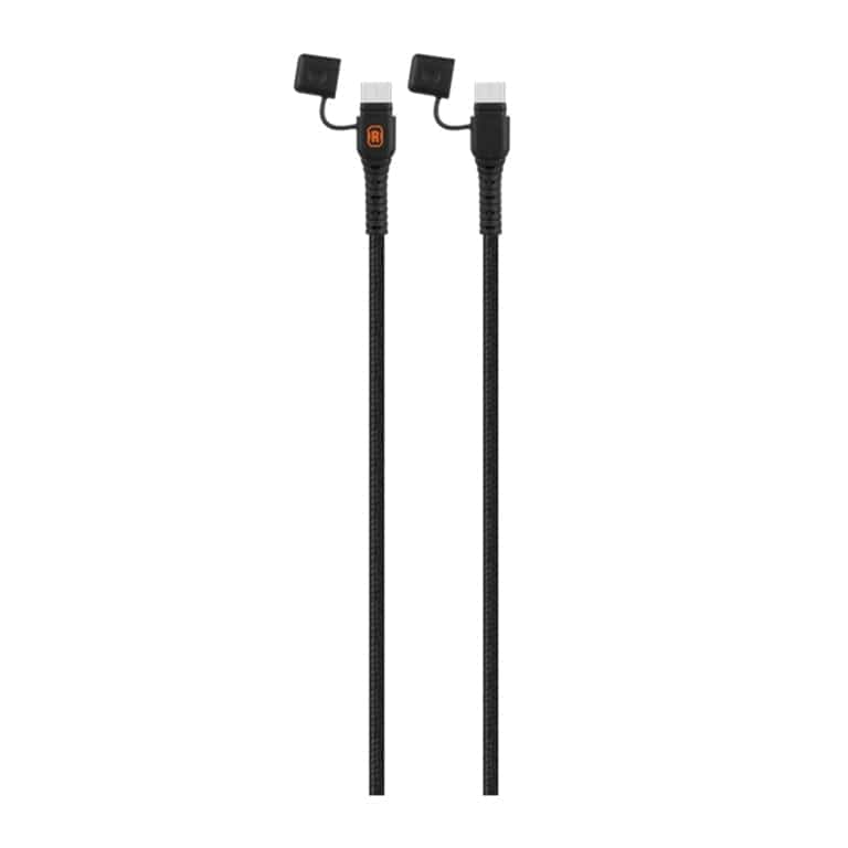 Volkano Rugged Type-C Male to Male Water and Dust Proof Cable 1.2m VK-4100-CC1