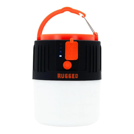 Volkano Rugged Rechargeable Solar LED Lantern VK-4107-BK